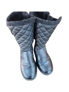 Girls Size 6M Totes Black Winter Boots